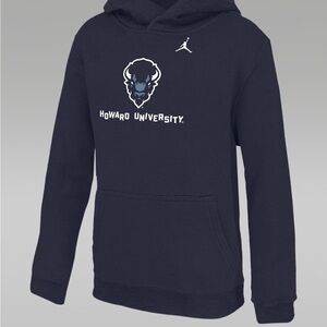 Nike Navy Blue Howard University Kids Hoodie